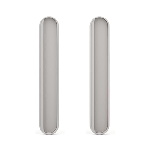 Schrankgriffe aus Aluminiumlegierung, mehrfarbig, versenkte Griffe für Schiebetüren, Schubladen, Fenster und Möbelbeschläge (Grau 1, Länge 160 mm), 2 Stück von Hamender