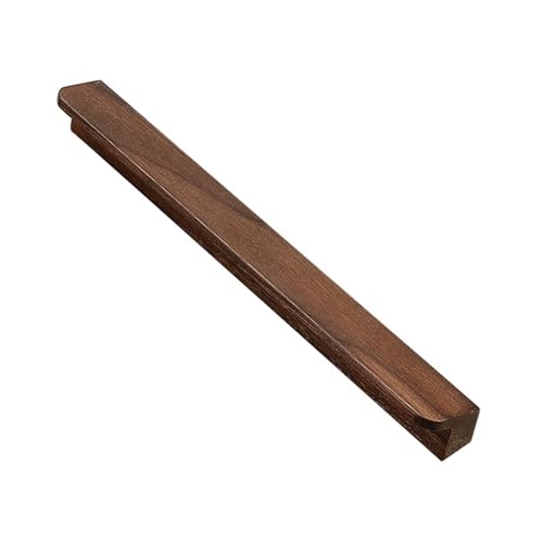 Schubladengriff aus Massivholz, für Küchenschrank, Kommode und Schuhschrank, Hardware (Walnuss, Lochabstand 160 mm), 1 Stück von Hamender