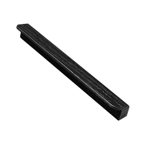Schubladengriff aus Massivholz, für Küchenschrank, Kommode und Schuhschrank, Hardware (schwarz, Lochabstand 160 mm), 1 Stück von Hamender