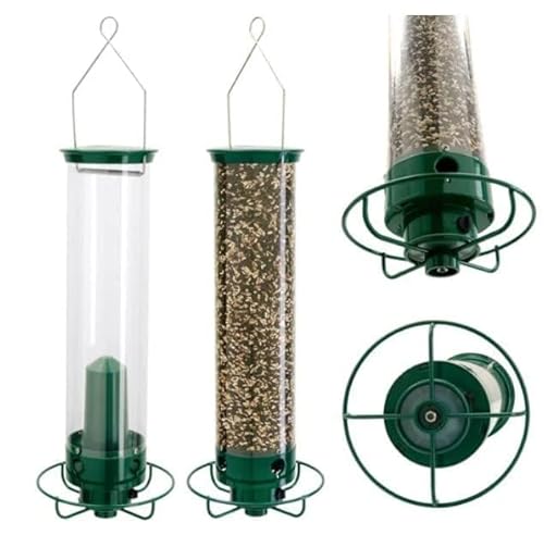 Spring Anti-Eichhörnchen-Vogelfutter und Outdoor-Kolibri-Futterstation zum Aufhängen, Anti-Eichhörnchen (kleine Größe 23 × 15 kernlos) von Hamender