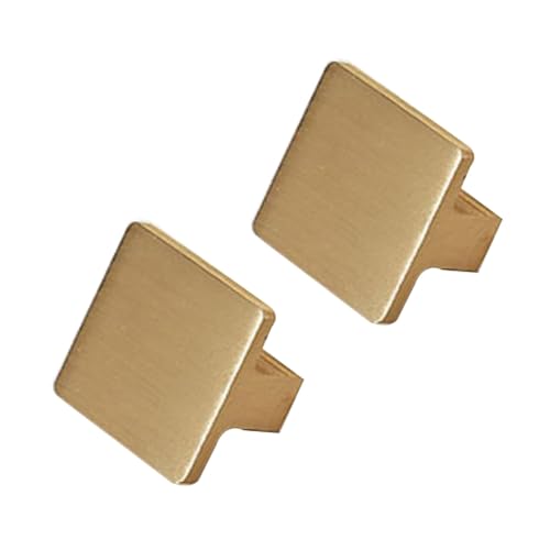 T-förmige Schrankgriffe, Kupferfarbe, Aluminiumlegierung, Griffe für Schubladen, Schrank, Schminktisch und Türbeschläge (Kupfer, Lochabstand 16 mm), 2 Stück von Hamender