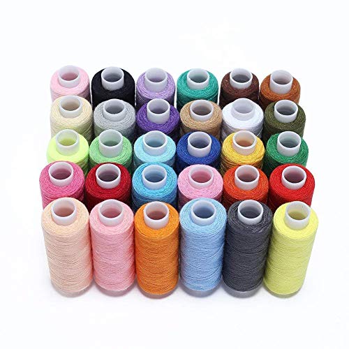 Candora 30 PCS Nähgarn-Set – alle Zweck Polyester Gewinde, je 250 Yards für Hand oder Maschine Nähen von Candora