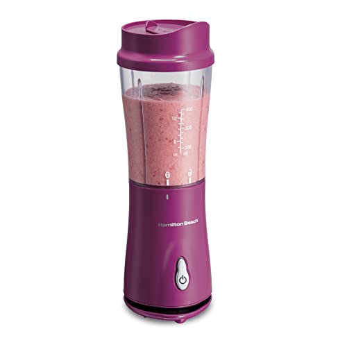Hamilton Beach 51101BA Blender mit Reisedeckel, Schwarz 1 Glas Single-Serve Blender himbeere Hamilton Beach 51101BA Blender mit Reisedeckel, Schwarz 1 Glas Single-Serve Blender himbeere von Hamilton Beach