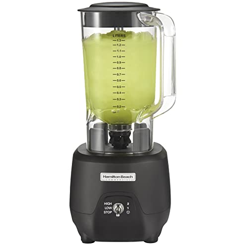 Hamilton Beach Commercial® 908®R Bar Blender, HBB908R-CE, 1 HP, 1.3 L polycarbonate container, 2 Speeds, 220-240V, Black von Hamilton Beach