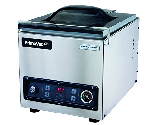 Hamilton Beach Commercial® PrimaVac™254 In-Chamber Vacuum Sealer, HVC254-CE, NSF, 254mm Seal Bar, 220-240V, Stainless Steel von Hamilton Beach