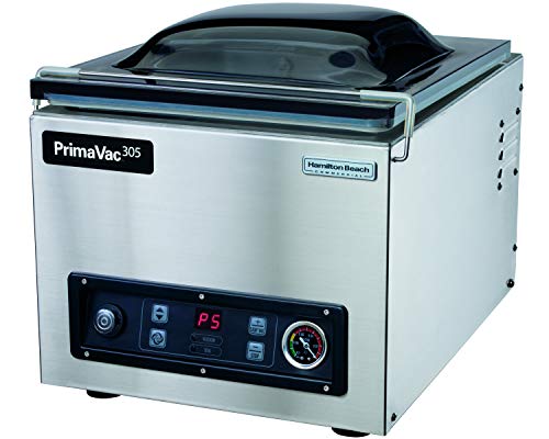 Hamilton Beach Commercial® PrimaVac™305 In-Chamber Vacuum Sealer, HVC305-CE, NSF, 305mm Seal Bar, 220-240V, Stainless Steel von Hamilton Beach