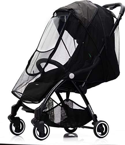 Hamilton by Yoop Premium Moskitonetz mit transparentem Fenster - Anti-Insekten-Netz für alle Hamilton by Yoop Kinderwagen - Anti-Wespen-, Mücken- und Fliegen-Netz - Ultrafeine Maschen von Hamilton by Yoop
