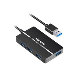 Hamlet - HUB USB3.0 Slim 4 Porte 5.0GBPS von Hamlet