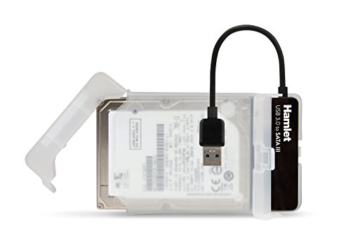 Hamlet USB 3.0 auf SATA III Adapter zum Anschluss von Festplatte und SSD an PC von Hamlet