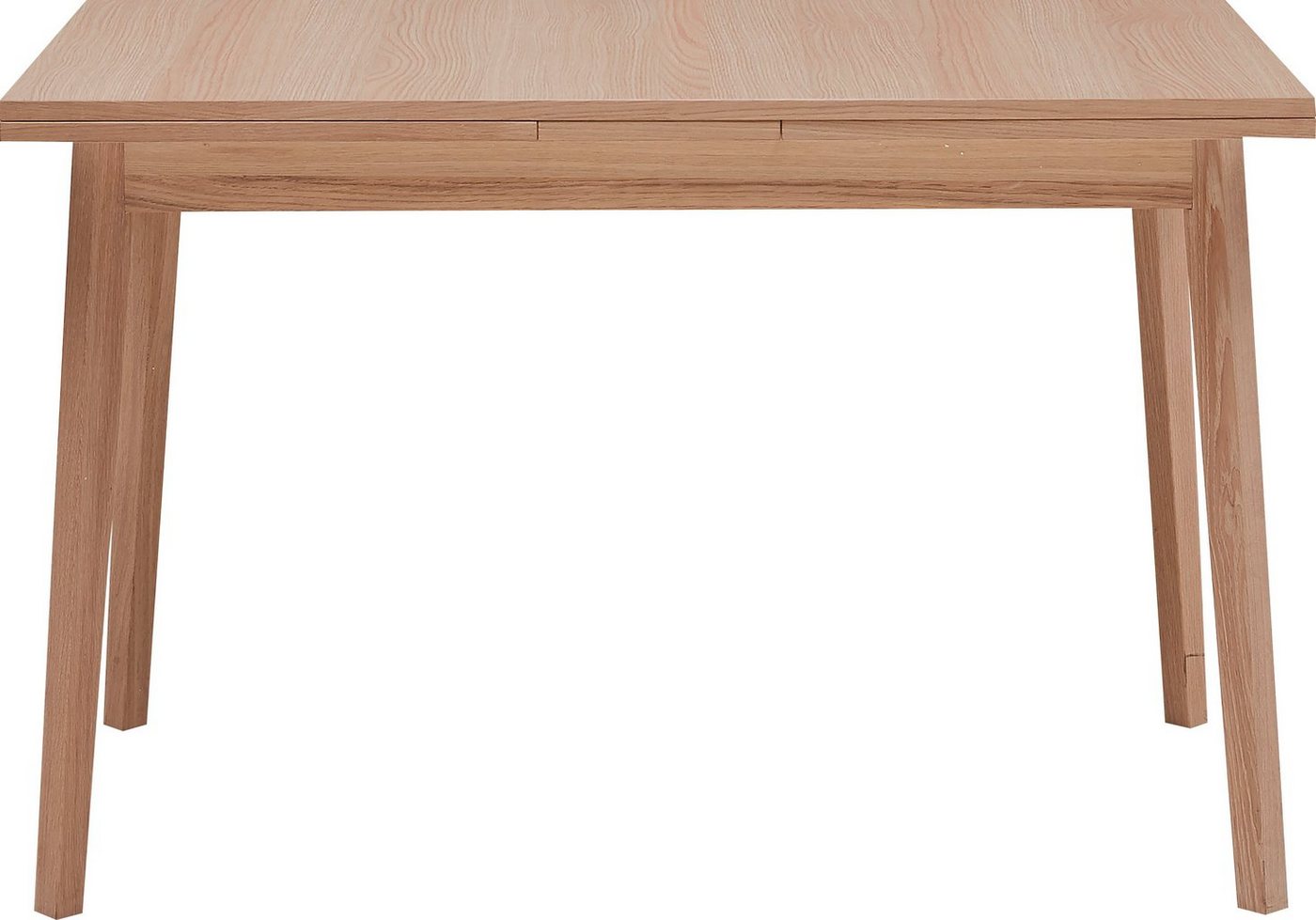 Hammel Furniture Esstisch Basic by Hammel Single, 120(220)x80 cm, Tischplatte aus Melamin und Gestell in Massivholz von Hammel Furniture