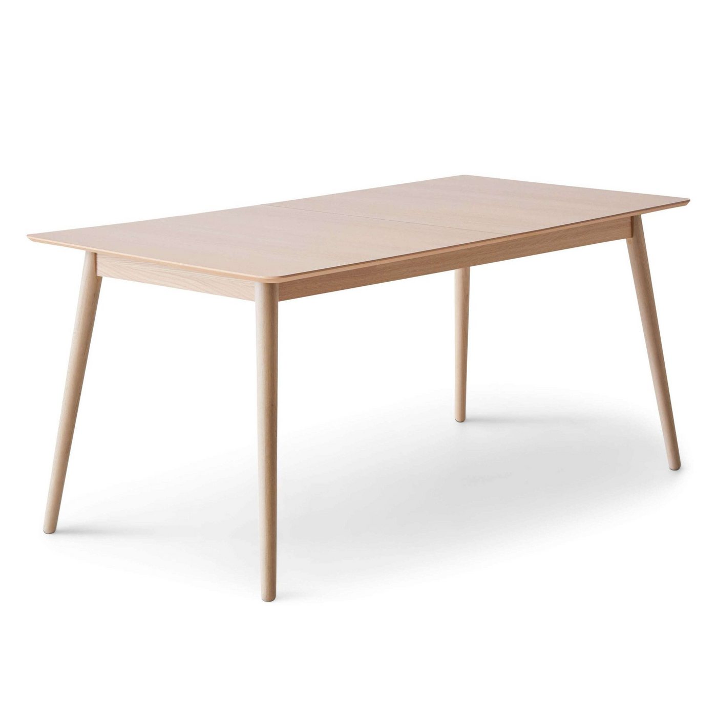 Hammel Furniture Esstisch Meza Designtisch mit Auszugsfunktion und 2 Einlegeplatten, abgerundete Tischplatte MDF, Massivholzgestell, in zwei Breiten von Hammel Furniture