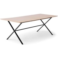 Hammel Furniture Esstisch "Meza Designtisch mit Auszugsfunktion und 2 Einlegeplatten", abgerundete Tischplatte MDF, gekreuztes Metallgestell, in zwei Breiten Hammel Furniture Esstisch "Meza Designtisch mit Auszugsfunktion und 2 Einlegeplatten", abgerundete Tischplatte MDF, gekreuztes Metallgestell, in zwei Breiten von Hammel Furniture