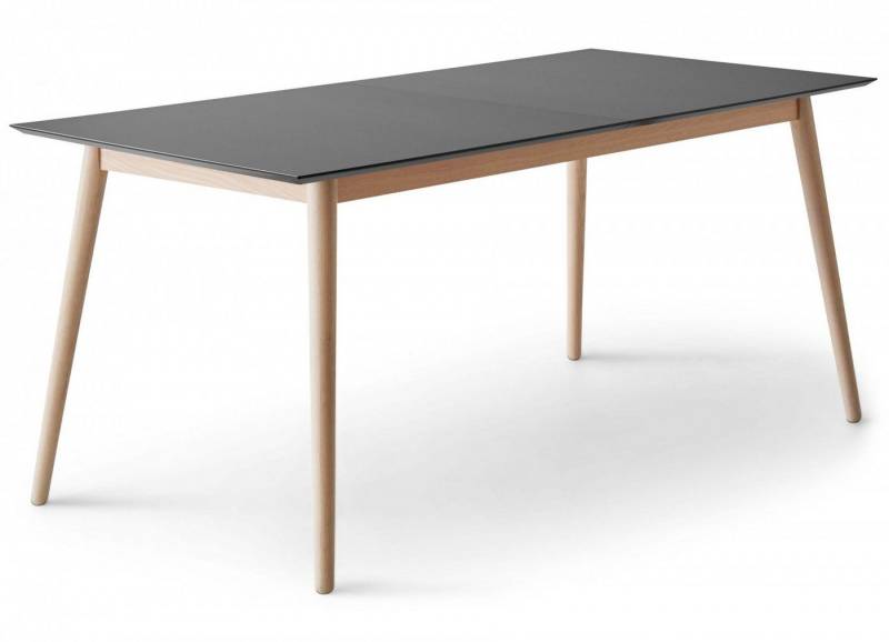 Hammel Furniture Esstisch Meza by Hammel (1-St), rechteckige Tischplatte MDF, Massivholzgestell, mit 2 Einlegeplatten von Hammel Furniture