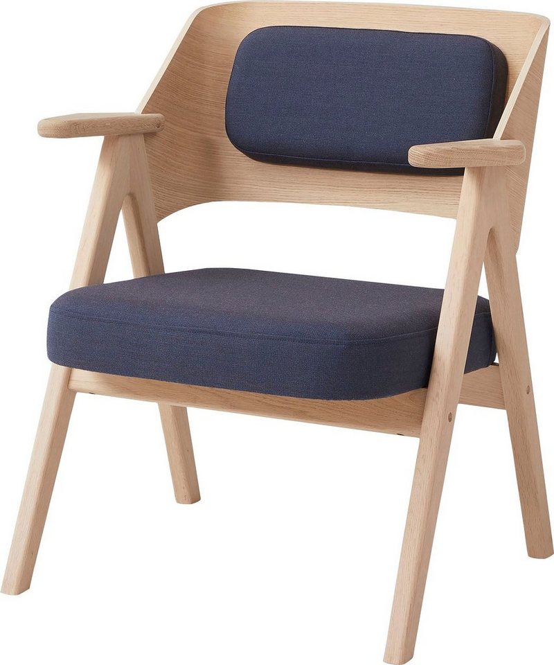 Hammel Furniture Loungesessel Findahl by Hammel MeTube, Eiche, gepolstertes Sitz- und Rückenkissen, verschiedene Farbvarianten von Hammel Furniture
