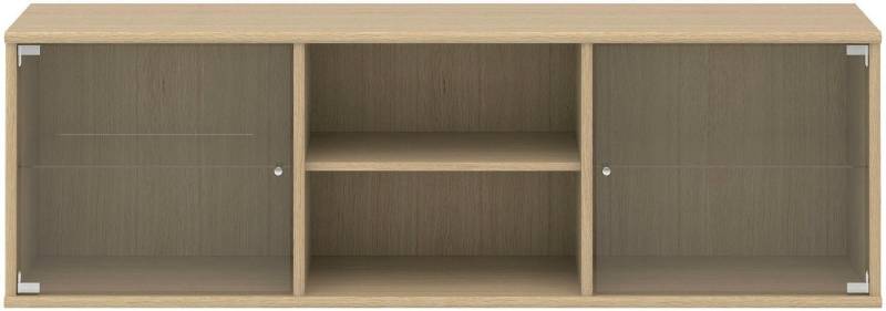 Hammel Furniture Lowboard Mistral, Hochwertig Schrank, hängend/stehend montierbar, mit zwei Glastüren, B: 133 cm, anpassungsbar Designmöbel von Hammel Furniture