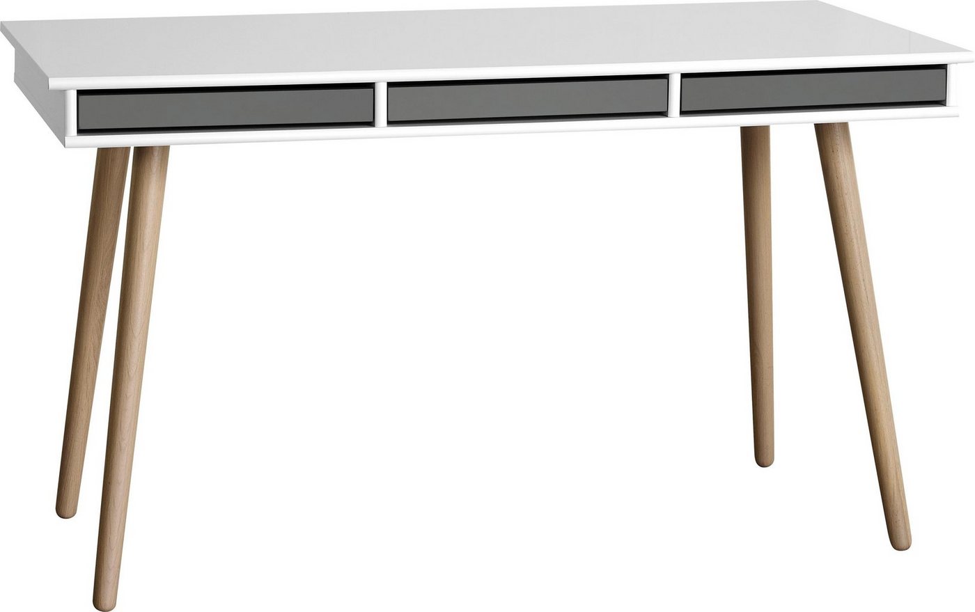 Hammel Furniture Schreibtisch Mistral Bürotisch, Arbeitstisch, Tisch, Computertisch, Holzbeinen, B: 137,4 cm, Designmöbel Hammel Furniture Schreibtisch Mistral Bürotisch, Arbeitstisch, Tisch, Computertisch, Holzbeinen, B: 137,4 cm, Designmöbel von Hammel Furniture