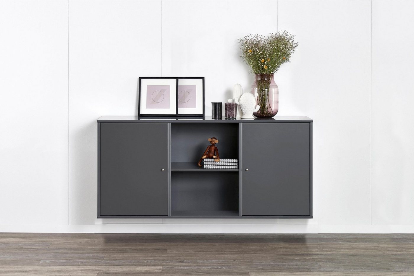 Hammel Furniture Sideboard Mistral, Hochwertig Schrank, hängend/stehend montierbar, mit zwei Türen, B: 133 cm, anpassungsbar Designmöbel von Hammel Furniture