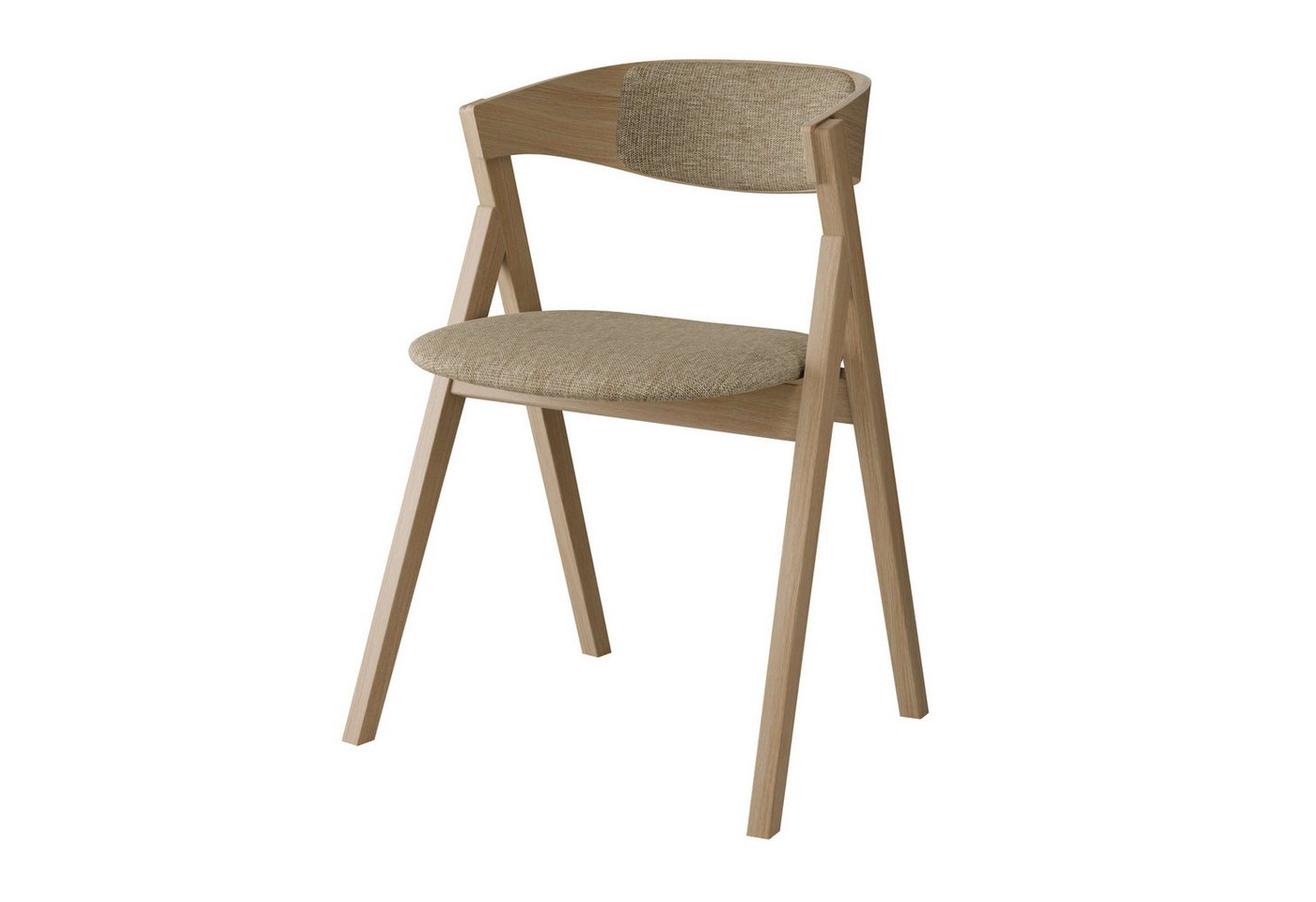 Hammel Furniture Stuhl City by Hammel (1 St), Massivholz, gepolsterte Sitz- & Rückenlehne, versch. Farbvarianten von Hammel Furniture