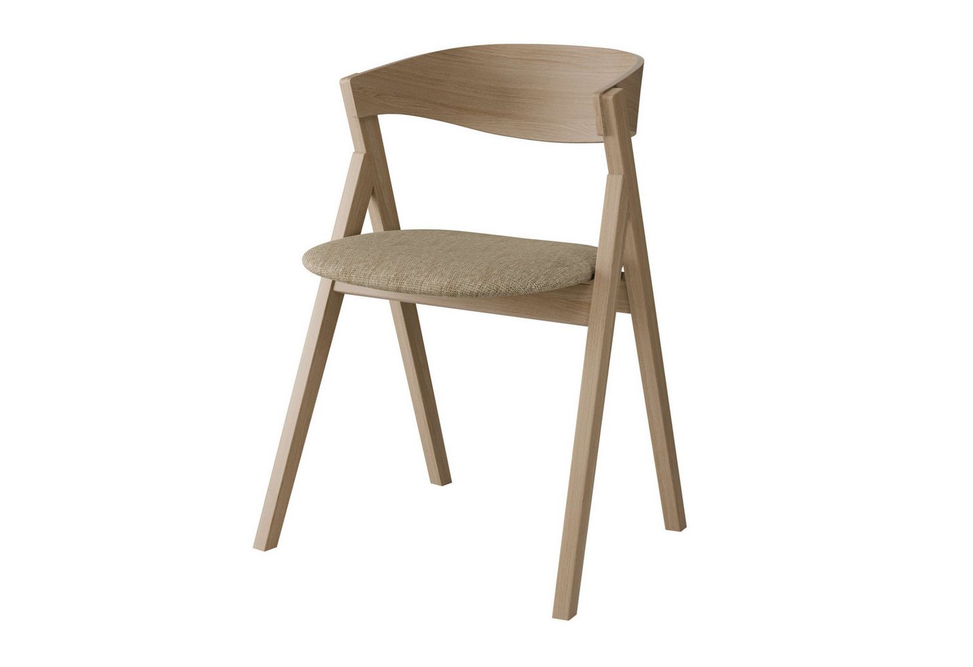 Hammel Furniture Stuhl City by Hammel (1 St), Massivholz, gepolsterte Sitzfläche, versch. Farbvarianten von Hammel Furniture