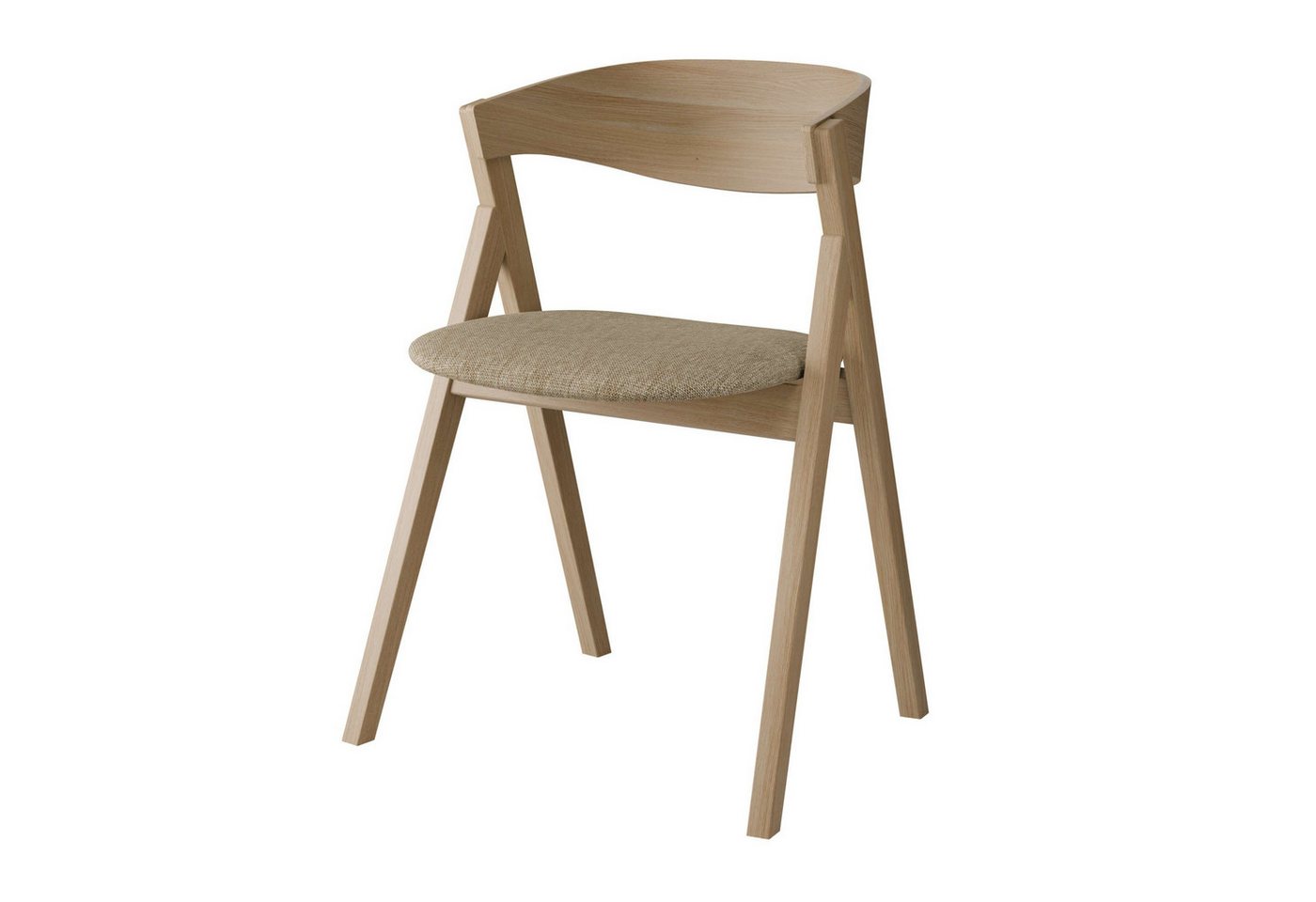 Hammel Furniture Stuhl City by Hammel (1 St), Massivholz, gepolsterte Sitzfläche, versch. Farbvarianten von Hammel Furniture