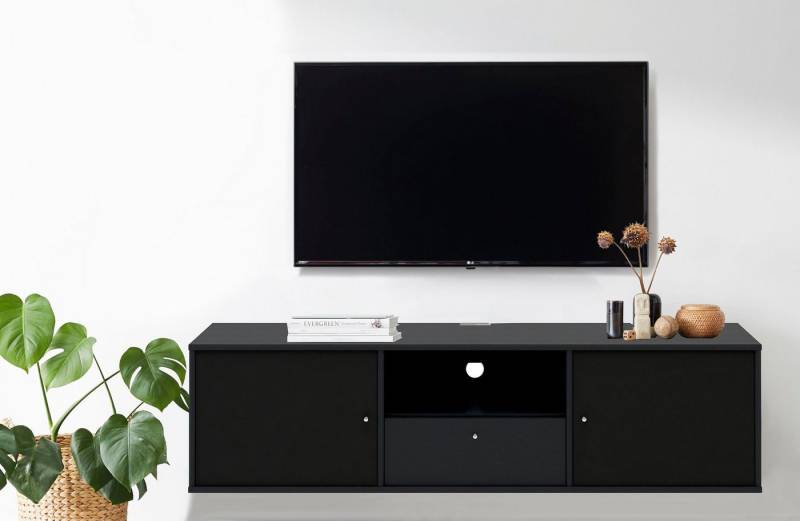 Hammel Furniture TV-Board Mistral Fernsehschrank, Medienmöbel, Hängend, mit Türen mit Akustikstoff, Kabeldurchführung, Lowboard, B: 161,5 cm von Hammel Furniture