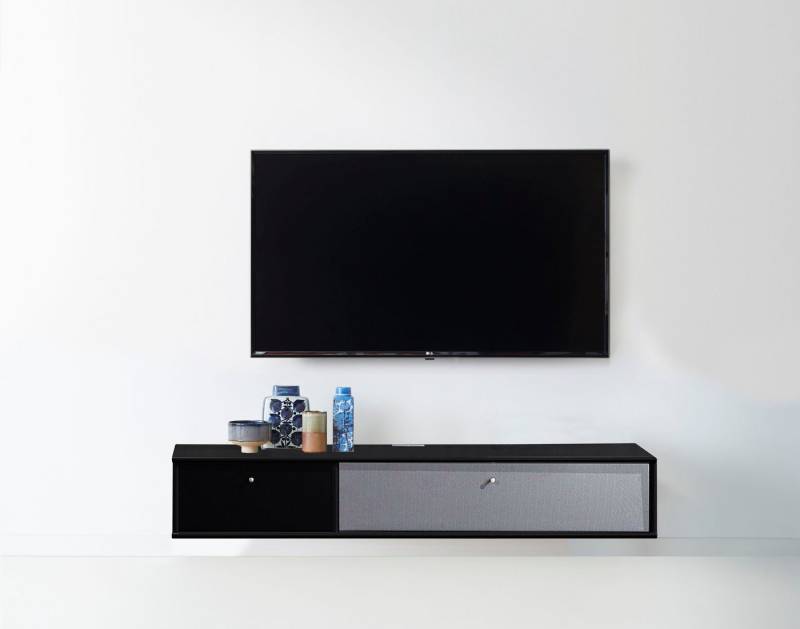 Hammel Furniture TV-Board Mistral Fernsehschrank, Medienmöbel, Hängend, mit ein Schubladen und Klapptür mit Akustikstoff, Lowboard, B: 133 cm von Hammel Furniture