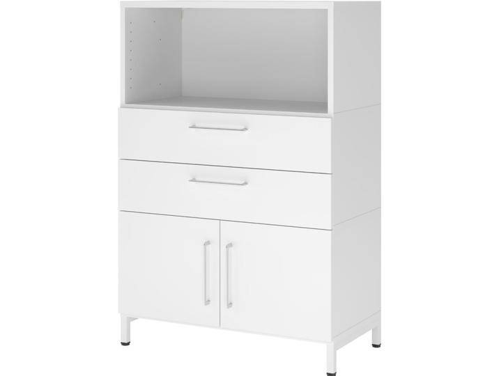 Hammerbacher, Aktenschrank, Kombischrank, 3OH, Sockel, weiss/weiss Hammerbacher, Aktenschrank, Kombischrank, 3OH, Sockel, weiss/weiss von Hammerbacher