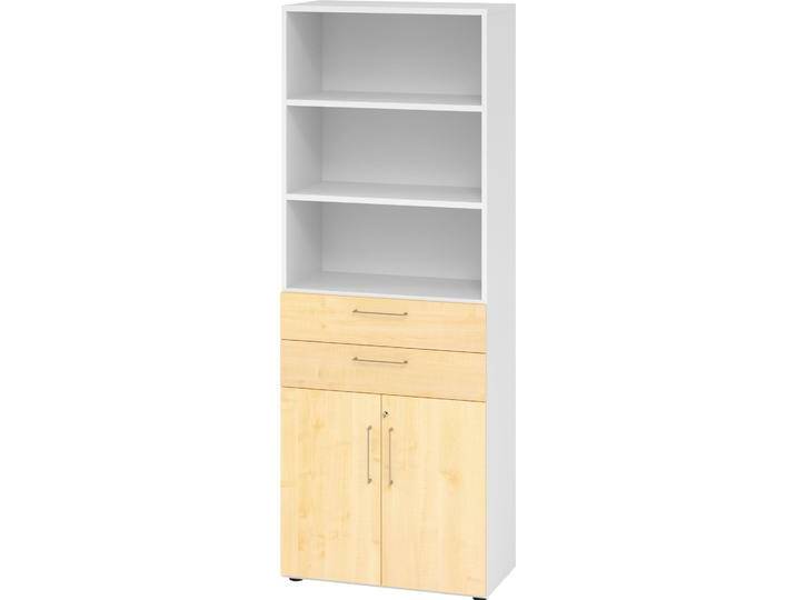 Hammerbacher, Aktenschrank, Kombischrank 6 OH 968K2 Weiss/Ahorn Hammerbacher, Aktenschrank, Kombischrank 6 OH 968K2 Weiss/Ahorn von Hammerbacher