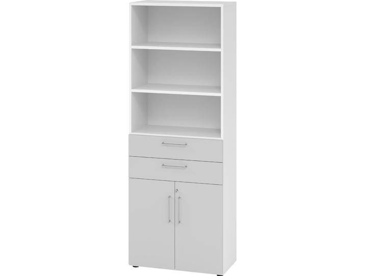 Hammerbacher, Aktenschrank, Kombischrank 6 OH 968K2 Weiss/Grau Hammerbacher, Aktenschrank, Kombischrank 6 OH 968K2 Weiss/Grau von Hammerbacher