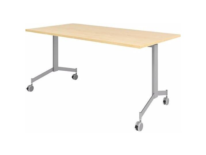 Hammerbacher, Schreibtisch, Klapptisch, mobil, HxBxT 750x1600x800 mm, Ahorn-Dekor (1600 x 800 x 750 mm) von Hammerbacher