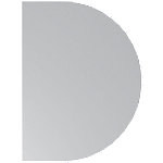 Hammerbacher Erweiterungsplatte VHA60 Grau, Silber 600 x 800 x 680 x 680 - 760 mm von Hammerbacher