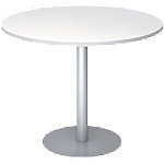 Hammerbacher Säulentisch Silber, Weiß Melaminharzbeschichtete Spanplatte STF10 1.000 x 745 mm Hammerbacher Säulentisch Silber, Weiß Melaminharzbeschichtete Spanplatte STF10 1.000 x 745 mm von Hammerbacher