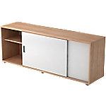 Hammerbacher Sideboard V1758S Walnuss, Weiß 1.600 x 400 x 596 mm Hammerbacher Sideboard V1758S Walnuss, Weiß 1.600 x 400 x 596 mm von Hammerbacher