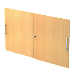 Hammerbacher Türen Matrix mit Aufbau Buche 1.200 x 748 mm 2 Stück von Hammerbacher