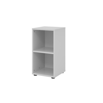 Regal 2 Ordnerhöhen 400 x 400 x 748mm Grau von Hammerbacher