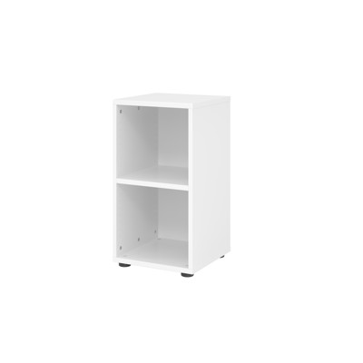 Regal 2 Ordnerhöhen 400 x 400 x 748mm Weiß von Hammerbacher