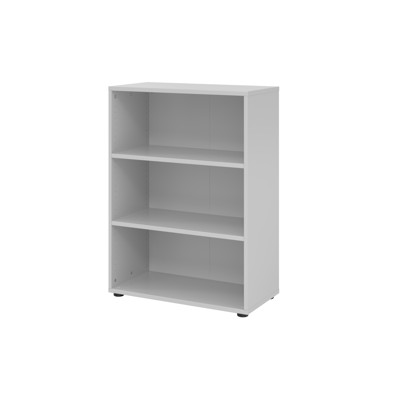 Regal 3 Ordnerhöhen 800 x 400 x 1100mm Grau von Hammerbacher