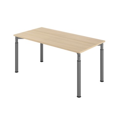 Schreibtisch 4-Fuß 1600 x 800mm Eiche von Hammerbacher