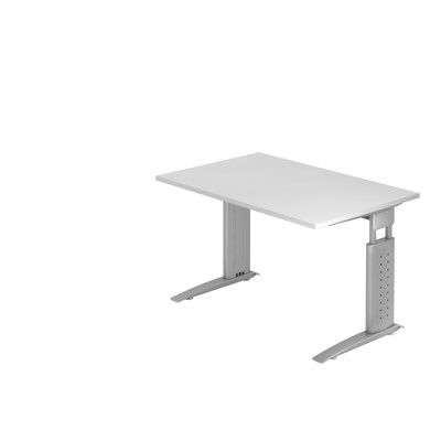 Schreibtisch US12 120x80 weiß von Hammerbacher