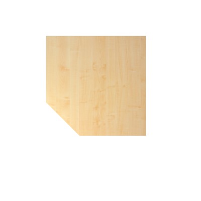 Trapezeckplatte Ahorn 120 x 120cm von Hammerbacher