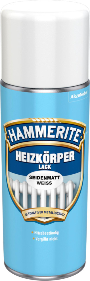 Hammerite Heizkörperlack Spray 400 ml weiß matt von Hammerite