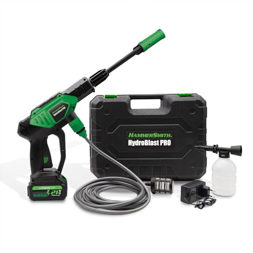 Hammersmith HydroBlast PRO - Das Original aus dem TV - Druckpistole - Akku Druckreiniger für Gartenschlauch - 5m Reichweite - Waschpistole ohne Kabel - Autowaschpistole - 13 bar Hammersmith HydroBlast PRO - Das Original aus dem TV - Druckpistole - Akku Druckreiniger für Gartenschlauch - 5m Reichweite - Waschpistole ohne Kabel - Autowaschpistole - 13 bar von Hammersmith