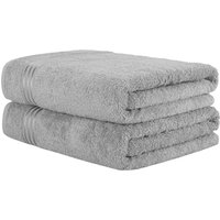 HAMMETEX Saunatuch "Hammetex 2er Set extra große Saunatücher", (Packung, 2 St., 80x200 Saunatücher), 100% Baumwolle – Weich & Saugfähig – Luxuriöse Große Spa-Badetücher von Hammetex