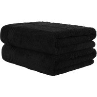HAMMETEX Saunatuch "Hammetex 2er Set extra große Saunatücher", (Packung, 2 St., 80x200 Saunatücher), 100% Baumwolle – Weich & Saugfähig – Luxuriöse Große Spa-Badetücher von Hammetex