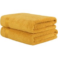 HAMMETEX Saunatuch "Hammetex 2er Set extra große Saunatücher", (Packung, 2 St., 80x200 Saunatücher), 100% Baumwolle – Weich & Saugfähig – Luxuriöse Große Spa-Badetücher von Hammetex