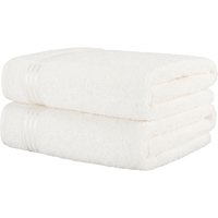 HAMMETEX Saunatuch "Hammetex 2er Set extra große Saunatücher", (Packung, 2 St., 80x200 Saunatücher), 100% Baumwolle – Weich & Saugfähig – Luxuriöse Große Spa-Badetücher von Hammetex
