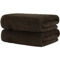 HAMMETEX Saunatuch "Hammetex 2er Set extra große Saunatücher", (Packung, 2 St., 80x200 Saunatücher), 100% Baumwolle – Weich & Saugfähig – Luxuriöse Große Spa-Badetücher von Hammetex