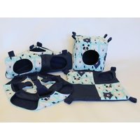 Ratten-Hängegelbe, Zuckersegelanhänger-Hängematte, Frettchen-Hängematte, Rattenkäfig-Set, Rattenkäfig-Bundle, Hängematten Für Ratten von HammocksForPets