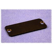 Hammond Electronics 1455DALBK-10 Endplatte (L x B x H) 1.5 x 45 x 25mm Aluminium Schwarz 10St. Hammond Electronics 1455DALBK-10 Endplatte (L x B x H) 1.5 x 45 x 25mm Aluminium Schwarz 10St. von Hammond Electronics