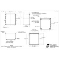 Hammond Electronics Wand-Gehäuse 465 x 420 x 257 GFK Lichtgrau 1St. von Hammond Electronics